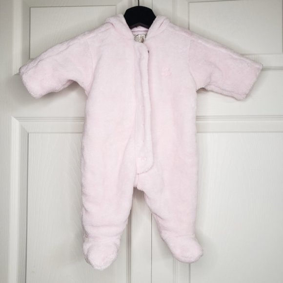 Emile et Rose fleece fuzzy infant baby snowsuit - Picture 1 of 4